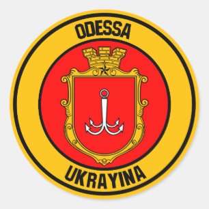 Odessa Round Emblem Ronde Sticker