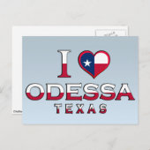Odessa, Texas Briefkaart (Voorkant / Achterkant)