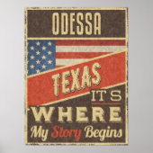Odessa Texas Poster (Voorkant)