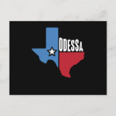 Odessa Texas TX Briefkaart (Voorkant)