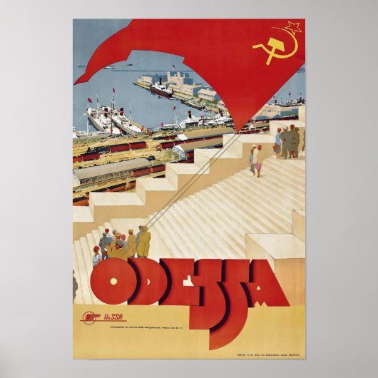  Odessa Travel Poster (Voorkant)