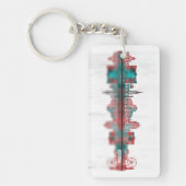 Odessa Ukraine Skyline Sleutelhanger (Voorkant)