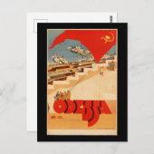  Odessa Ukraine Travel Poster Briefkaart (Voorkant / Achterkant)