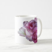 Odette naam monogram roze floral art Koffiemok (Voorkant rechts)
