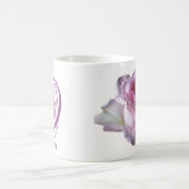 Odette naam monogram roze floral art Koffiemok (Center)