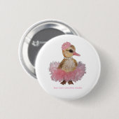 Odette op een speld ronde button 5,7 cm (Voorkant /achterkant)