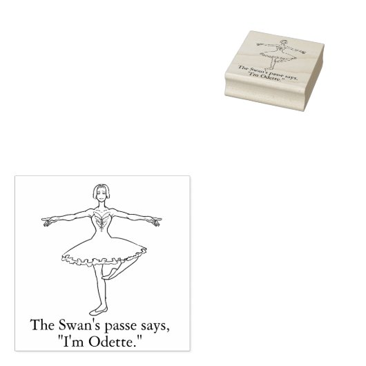 Odette-pas Rubberstempel (Gestempeld)