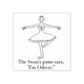 Odette-pas Rubberstempel (Afrduk)