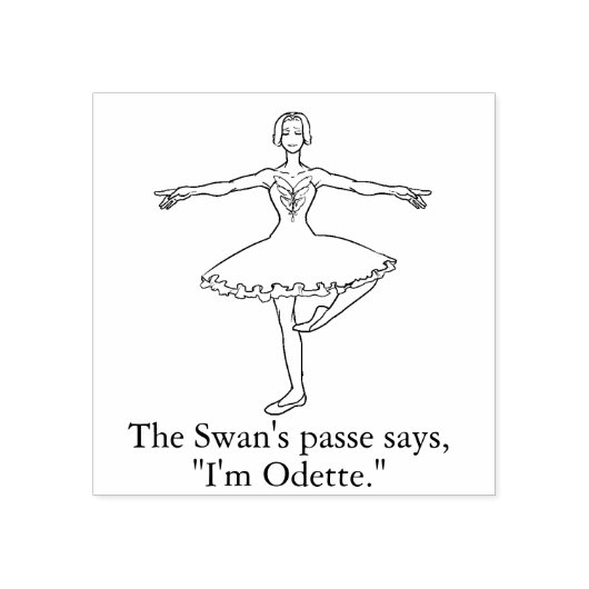 Odette-pas Rubberstempel (Afrduk)