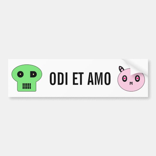 ODI et AMO Bumpersticker (Voorkant)