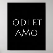 Odi et amo poster (Voorkant)