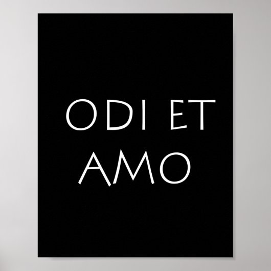Odi et amo poster (Voorkant)