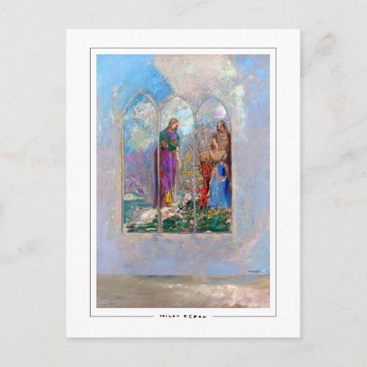 Odilon Redon #23 - Kunstkaart Briefkaart (Voorkant)