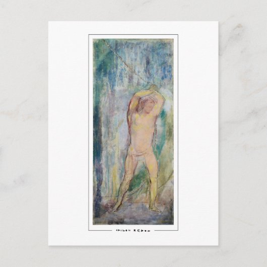 Odilon Redon #256 - Kunstmatig Briefkaart (Voorkant)