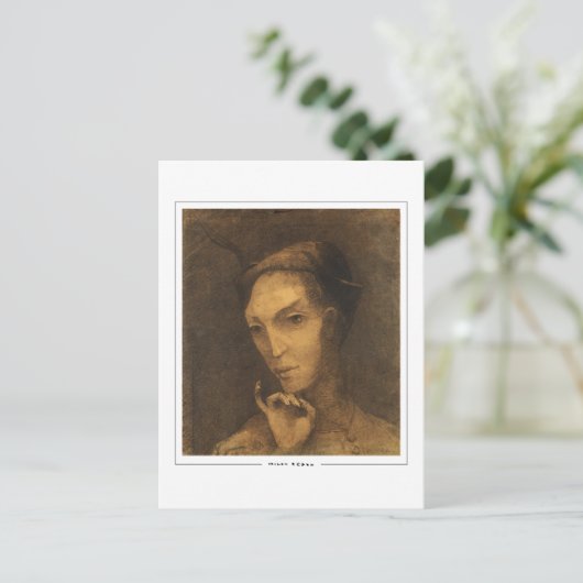 Odilon Redon #264 - Kunstmatig Briefkaart (Staand voorkant)