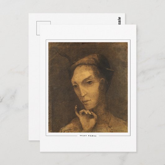 Odilon Redon #264 - Kunstmatig Briefkaart (Voorkant / Achterkant)