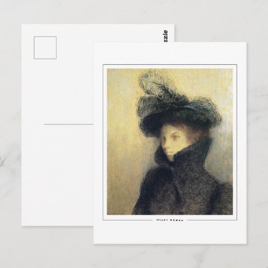 Odilon Redon #299 - Briefkaart met fijne kunst (Voorkant / Achterkant)