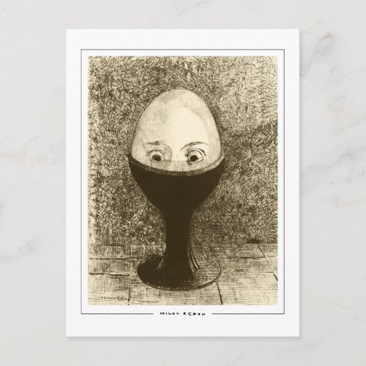 Odilon Redon #331 - Kunstmatig Briefkaart (Voorkant)