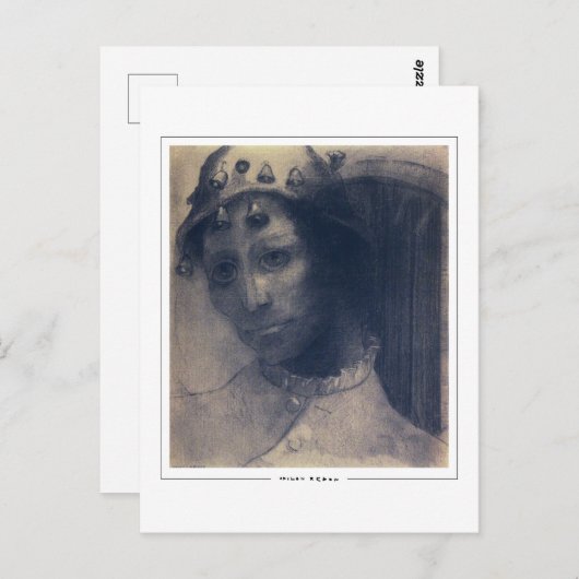 Odilon Redon #391 - Kunstmatig Briefkaart (Voorkant / Achterkant)