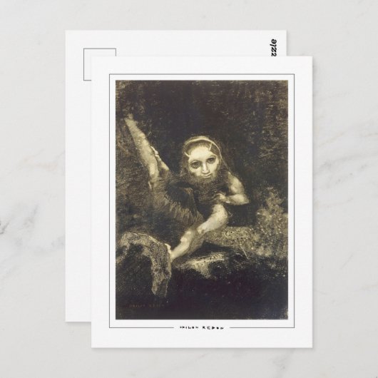 Odilon Redon #517 - Kunstmatig Briefkaart (Voorkant / Achterkant)