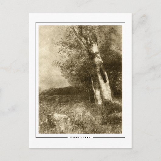 Odilon Redon #565 - Kunstmatig Briefkaart (Voorkant)