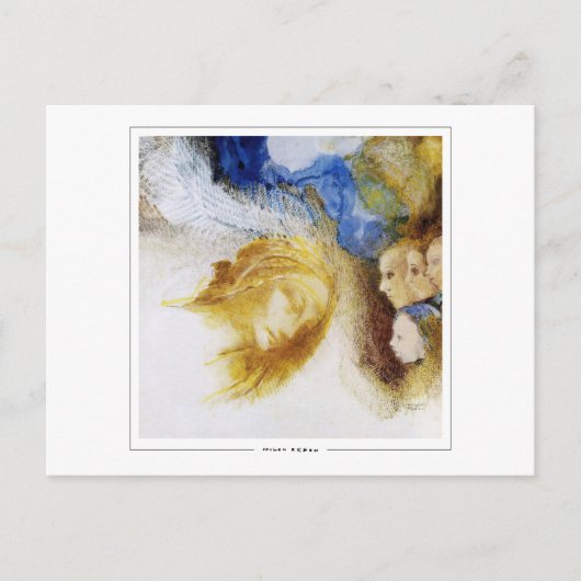 Odilon Redon #566 - Kunstmatig Briefkaart (Voorkant)