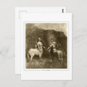 Odilon Redon #573 - Kunstmatig Briefkaart (Voorkant / Achterkant)