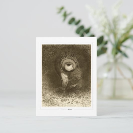 Odilon Redon #675 - Kunstmatig Briefkaart (Staand voorkant)