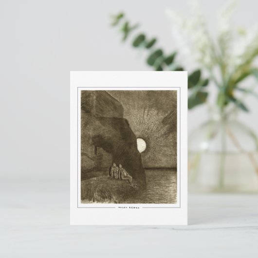 Odilon Redon #678 - Kunstmatig Briefkaart (Staand voorkant)
