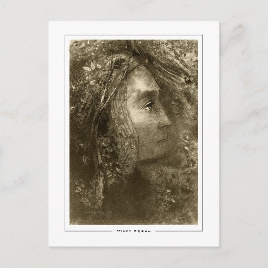 Odilon Redon #703 - Kunstmatig Briefkaart (Voorkant)