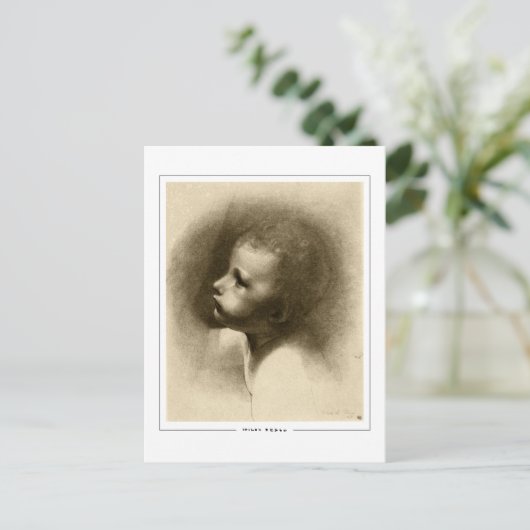 Odilon Redon #733 - Kunstmatig Briefkaart (Staand voorkant)