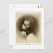 Odilon Redon #733 - Kunstmatig Briefkaart (Voorkant / Achterkant)