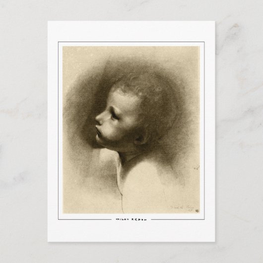 Odilon Redon #733 - Kunstmatig Briefkaart (Voorkant)