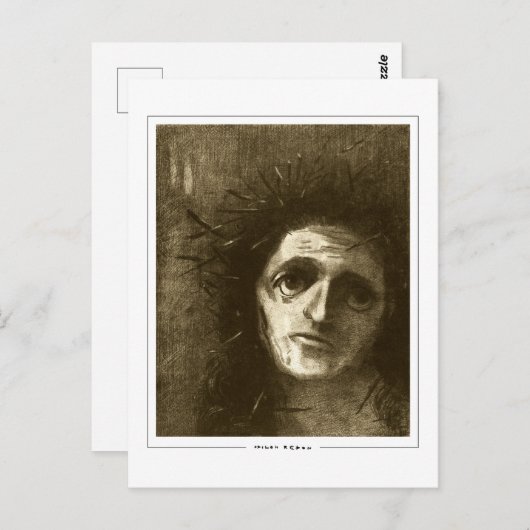 Odilon Redon #740 - Kunstmatig Briefkaart (Voorkant / Achterkant)