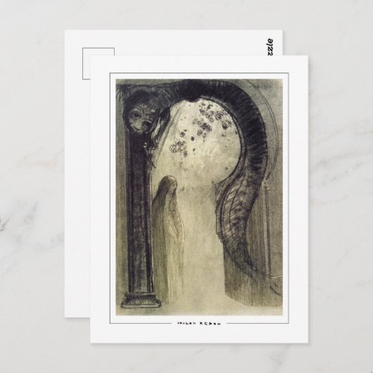 Odilon Redon #85 - Kunstmatig Briefkaart (Voorkant / Achterkant)