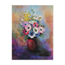 Odilon Redon Anemonen - Symbolisme in Fijne Kunst