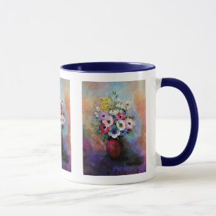 Odilon Redon Anemonen - Symbolisme in Fijne Kunst Mok
