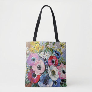 Odilon Redon Anemones Bloemen - Symbolisme in Fijn Tote Bag