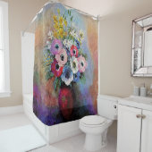 Odilon Redon Anemones - Kunstsymboliek Douchegordijn (In situ)