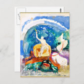 Odilon Redon - Apollo Riding een Groene Monster Briefkaart (Voorkant / Achterkant)