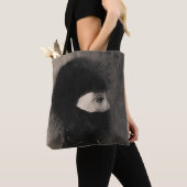 Odilon Redon Armor. Donkere vrouw gezicht Symbolie Tote Bag (Dichtbij)
