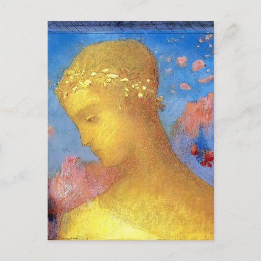 Odilon Redon- Beatrice Briefkaart (Voorkant)