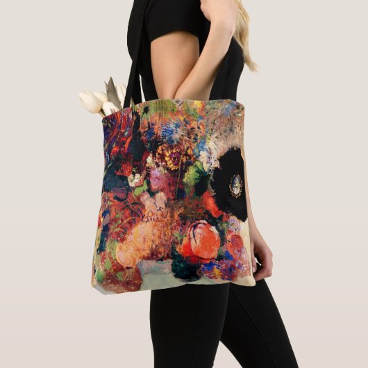 Odilon Redon - Black Poppy Tote Bag (Dichtbij)