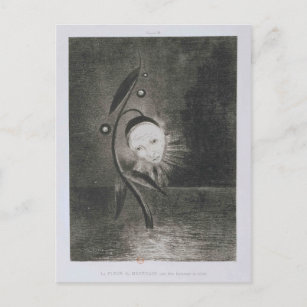 Odilon Redon - Bloem van het moeras, een mens met  Briefkaart
