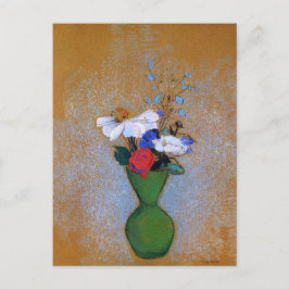  Odilon Redon Bloemen in Vaas Briefkaart