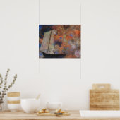 Odilon Redon, Bloemenwolken, het Schilderen Poster (Keuken)