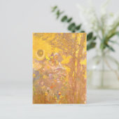 Odilon Redon - Boom op gele achtergrond Briefkaart (Staand voorkant)