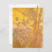 Odilon Redon - Boom op gele achtergrond Briefkaart (Voorkant / Achterkant)