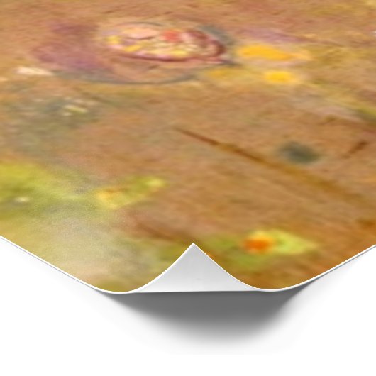 Odilon Redon - Boom op gele achtergrond Poster (Hoek)