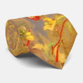 Odilon Redon - Boom op gele achtergrond Stropdas (Opgerold)